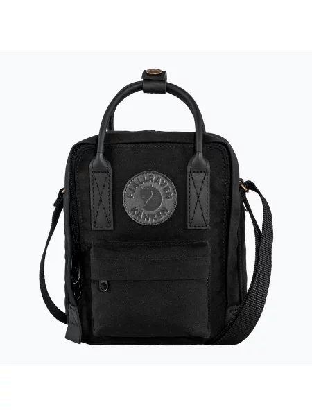 Torba na ramię Fjällräven Kånken 2 Black Sling w kolorze czarnym czarna