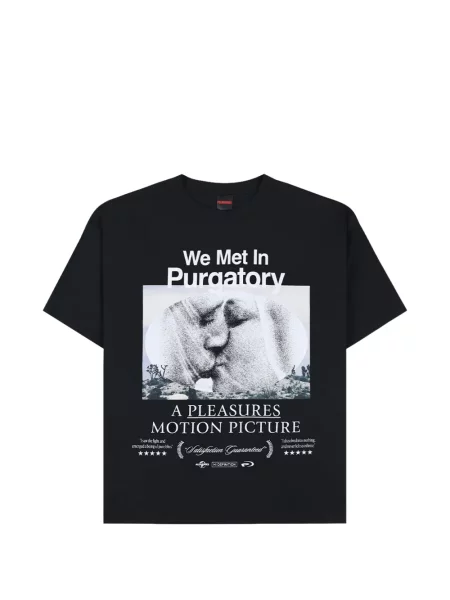Tricou Pleasures cu imagine negru