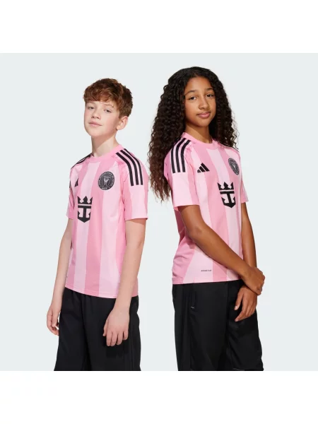 Koszulka Inter Miami CF Messi Home Kids różowa