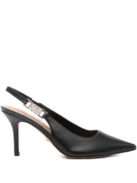 Pantofi cu toc Guess slingback negru