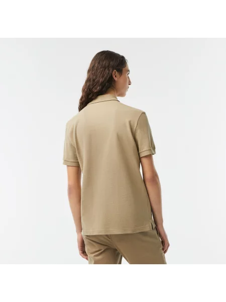 Поло Lacoste бежевое