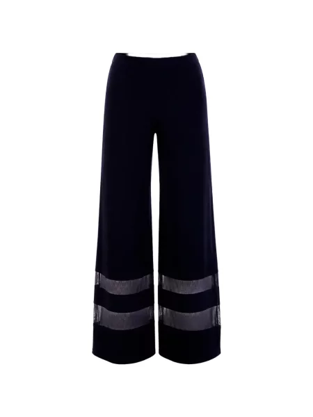 Pantaloni palazzo Frank Lyman albastru