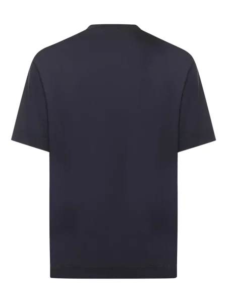 Tricou Giuliano Galiano scurt albastru