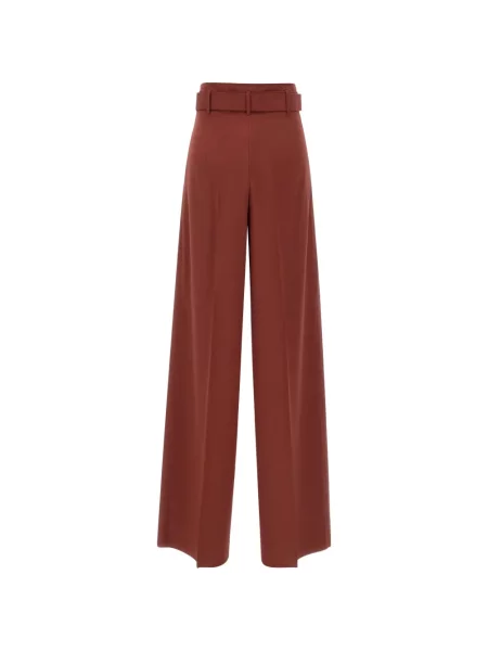 Cu centură pantaloni Max Mara roșu