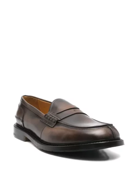 Pantofi loafer Premiata din piele maro