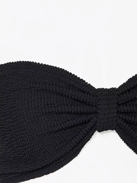 Hunza G Bandeau Bikiny Jean černá