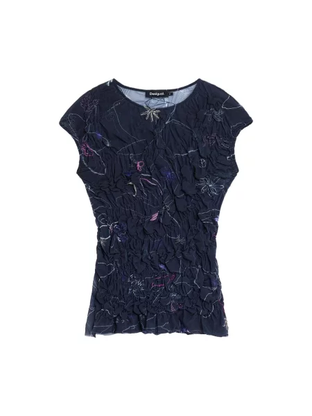 Desigual Bluză închis albastru