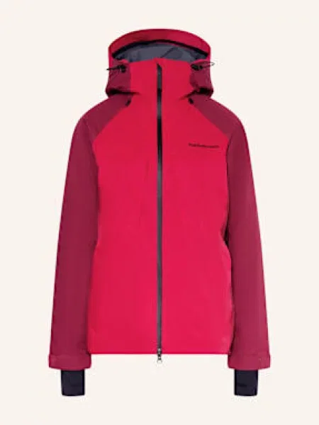 Peak Performance Lyžařská Bunda Insulated 2l W tmavě červená/ fuchsiová červená