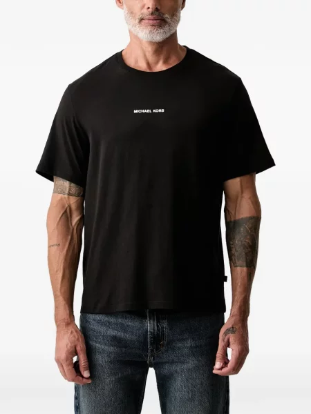 Tricou Michael Kors din jerseu negru