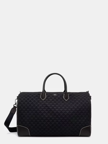 Emporio Armani geantă de călătorie pentru bărbați din piele