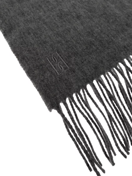 Fular By Malene Birger cu franjuri gri