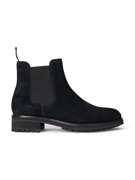 Polo Ralph Lauren pantofi de piele întoarsă Bryson Chls negru