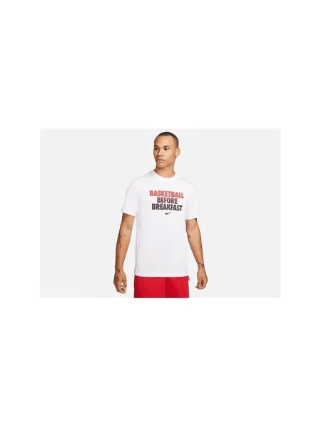 Baschet tricou Nike alb