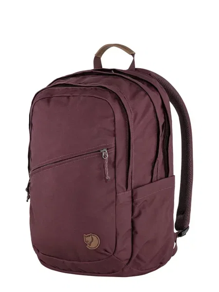 Однотонный большой рюкзак Fjallraven фиолетовый