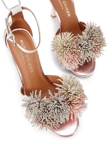Сандалі Kurt Geiger London Pom Pom Ankle Tie Sandal