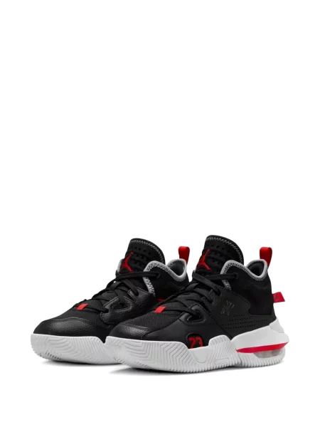 Sneakerși Jordan din piele negru