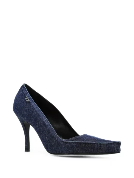 Pantofi cu toc Diesel albastru