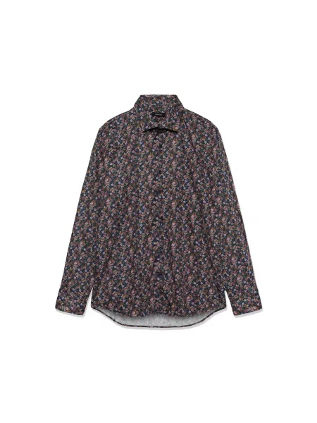 Matinique Cămașă MATrostol bleumarin / maro / lila portocaliu