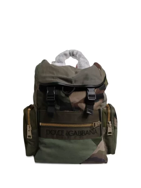 Rucsac Dolce & Gabbana cu model camuflaj verde