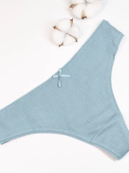 ISSA Plus Труси без підкладки блакитний