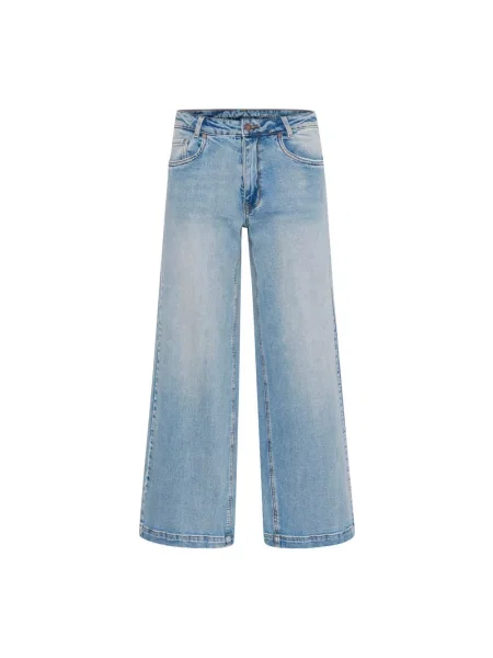 Szerokie jeansy My Essential Wardrobe niebieskie