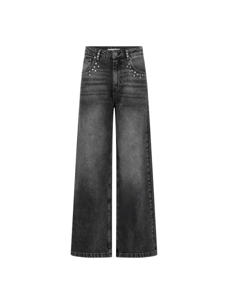 Szerokie jeansy Co'couture czarne