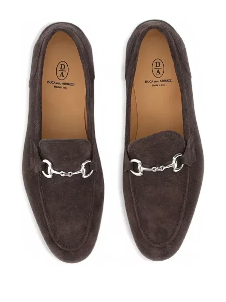 Pantofi loafer Duca Heritage din piele de căprioară maro