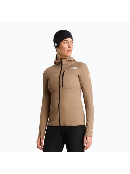 Bluză de trekking pentru femei The North Face Summit Futurefleece Full Zip Hoodie garnet