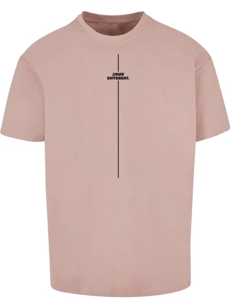 Merchcode Tricou Think Different maro cămilă negru