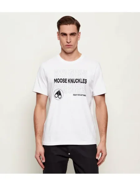Moose Knuckles Tricou alb