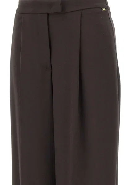 Pantaloni Kaos plisate maro