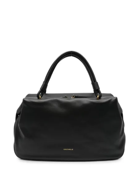 Geantă shopper Coccinelle din piele negru