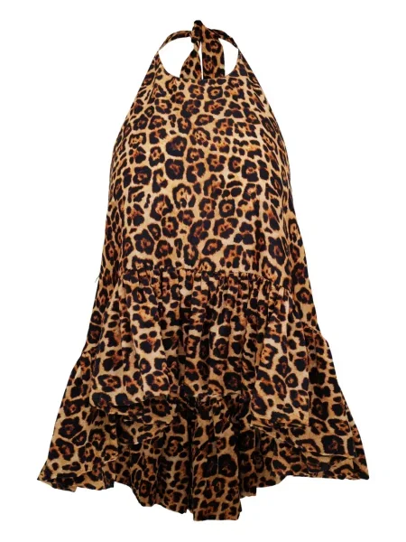 Jedwabna bluzka Azeeza brązowa