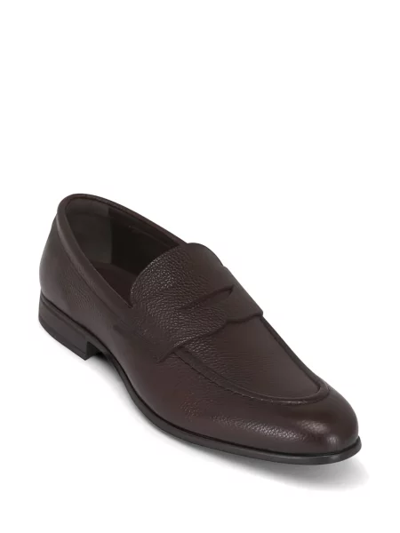Pantofi loafer G. Brown Shoes din piele maro