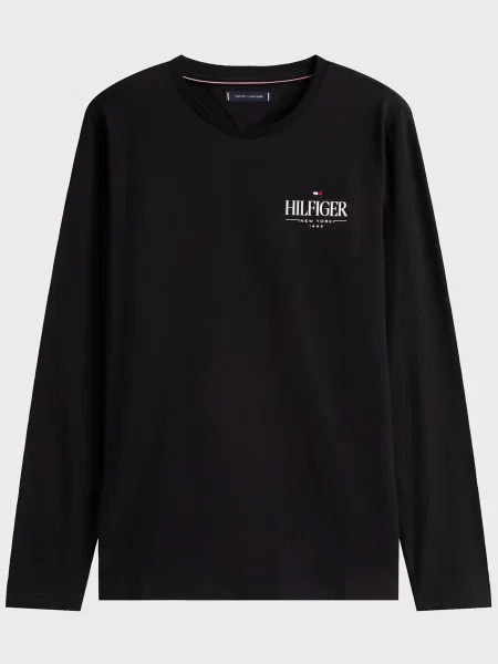 Лонгслив Tommy Hilfiger черный