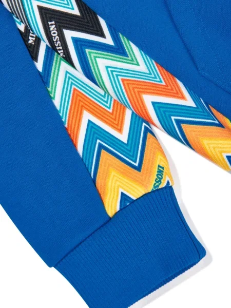 Bluza z kapturem dziecięca Missoni niebieska
