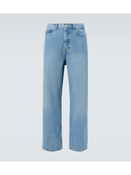 Magas derekú farmerek Frame kék