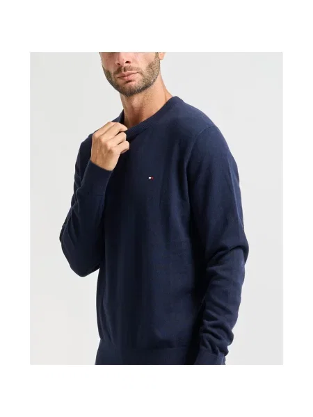 Tommy Hilfiger Sweter Granatowy niebieski