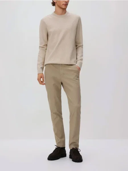 Reserved Pantaloni chino slim fit bej