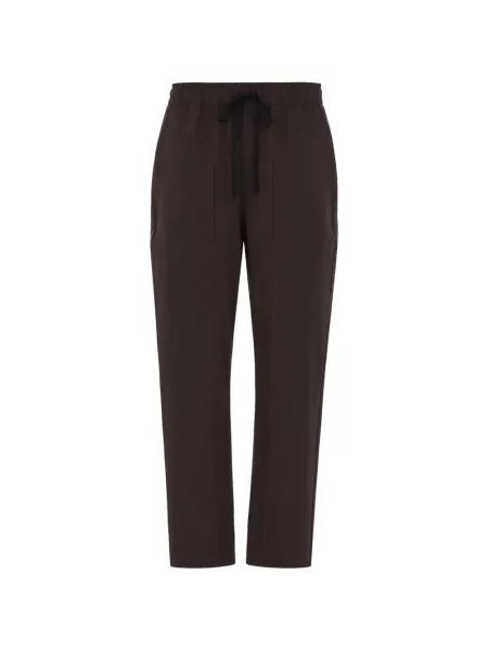 Pantaloni Thom Krom cu cordon maro