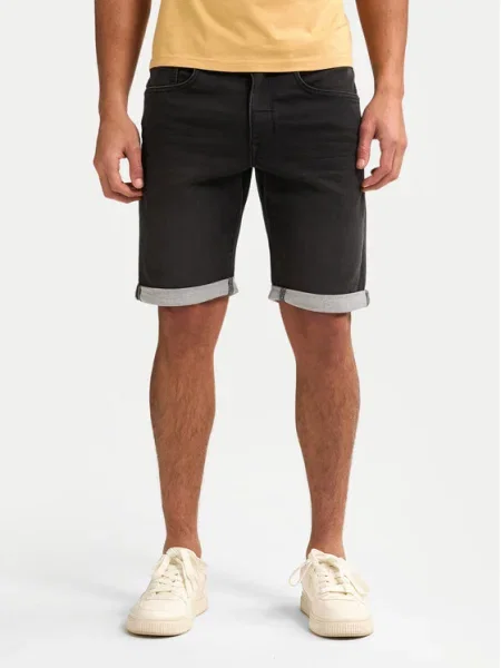 Petrol Industries Дънкови шорти сив