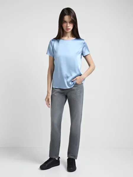 Бойфренди Emporio Armani сірий