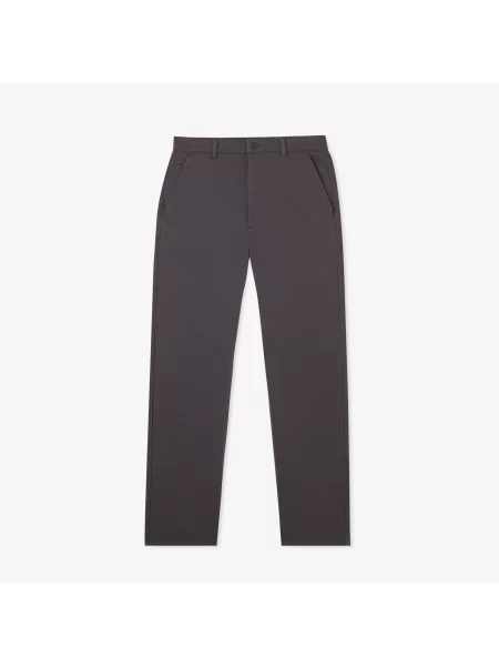 Lacoste Spodnie Regular Fit Ciemnoszare szary
