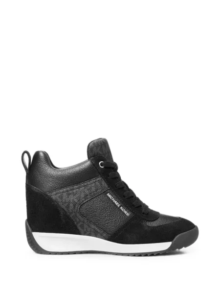 Sneakerși Michael Kors cu pană cu imagine negru