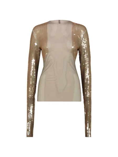 Top Rick Owens cu paiete lung