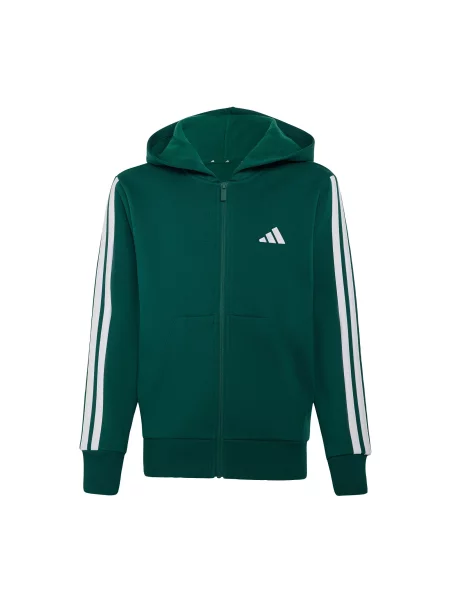 Mikina Essentials Full-Zip Kids bílá