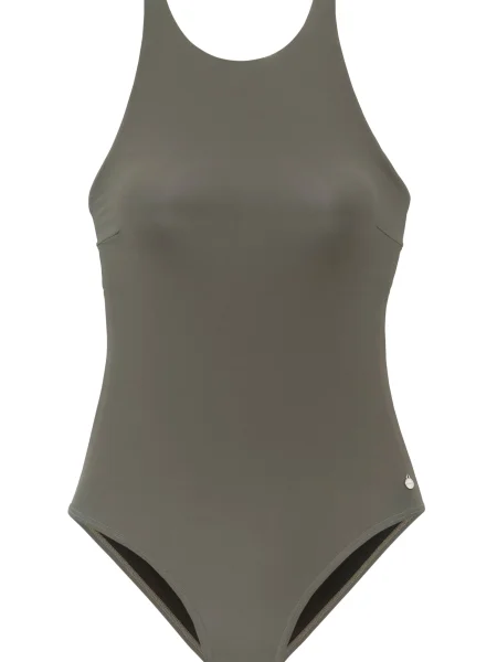 LASCANA Costum de baie întreg închis gri