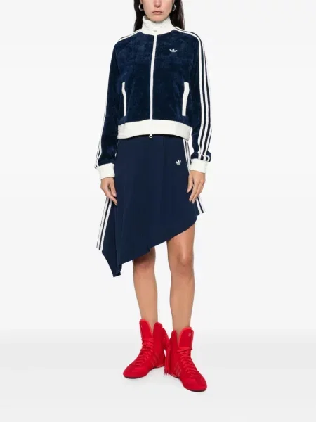 Hanorac Adidas din velur alb