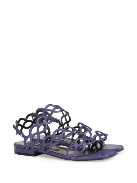 Sandale Sergio Rossi din piele violet
