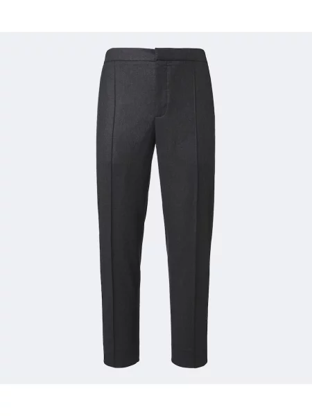 Pantaloni Zegna de lână gri